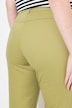 Pantalon capri, fentes d'ourlet, passants de ceinture, coton bio