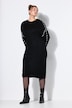 Oversized Seam Long Sleeve Sweater Dress