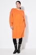 Strikket kjole, oversize, pyntesømme