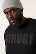 STHUGE T-skjorte, korte ermer, oversized, brysttrykk, opptil 8 XL