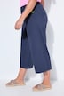 3/4 leichte Cotton Culotte, Gummibund