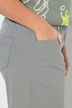 3/4 leichte Cotton Culotte, Gummibund