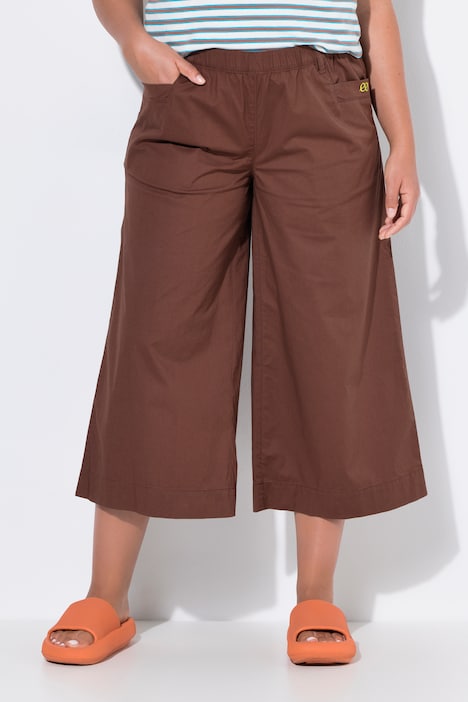 Jupe-culotte, jambe 3/4 et bande élastique