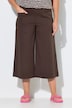 3/4 leichte Cotton Culotte, Gummibund