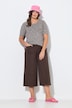 3/4 leichte Cotton Culotte, Gummibund