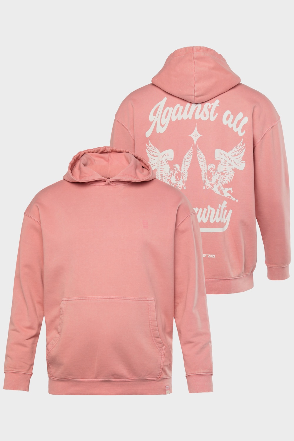 STHUGE Hoodie, Kapuze, Vintage Look, Rückenprint, bis 8 XL