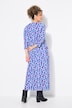 Jerseykleid, Zierbänder, A-Linie, Rundhals, 3/4-Arm