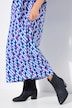 Jerseykleid, Zierbänder, A-Linie, Rundhals, 3/4-Arm