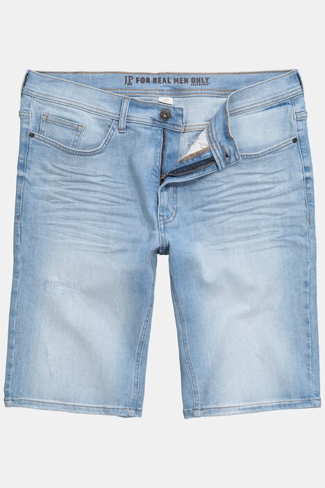 Bermuda en jean JP 1880, technologie FLEXNAMIC®, coupe Straight Fit avec 5 poches - jusqu'à la taille 74