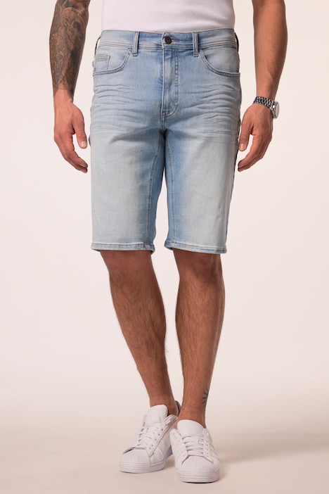 JP1880 denim Bermuda shorts, FLEXNAMIC®, denim, straight fit, 5-pocket, up to size 72