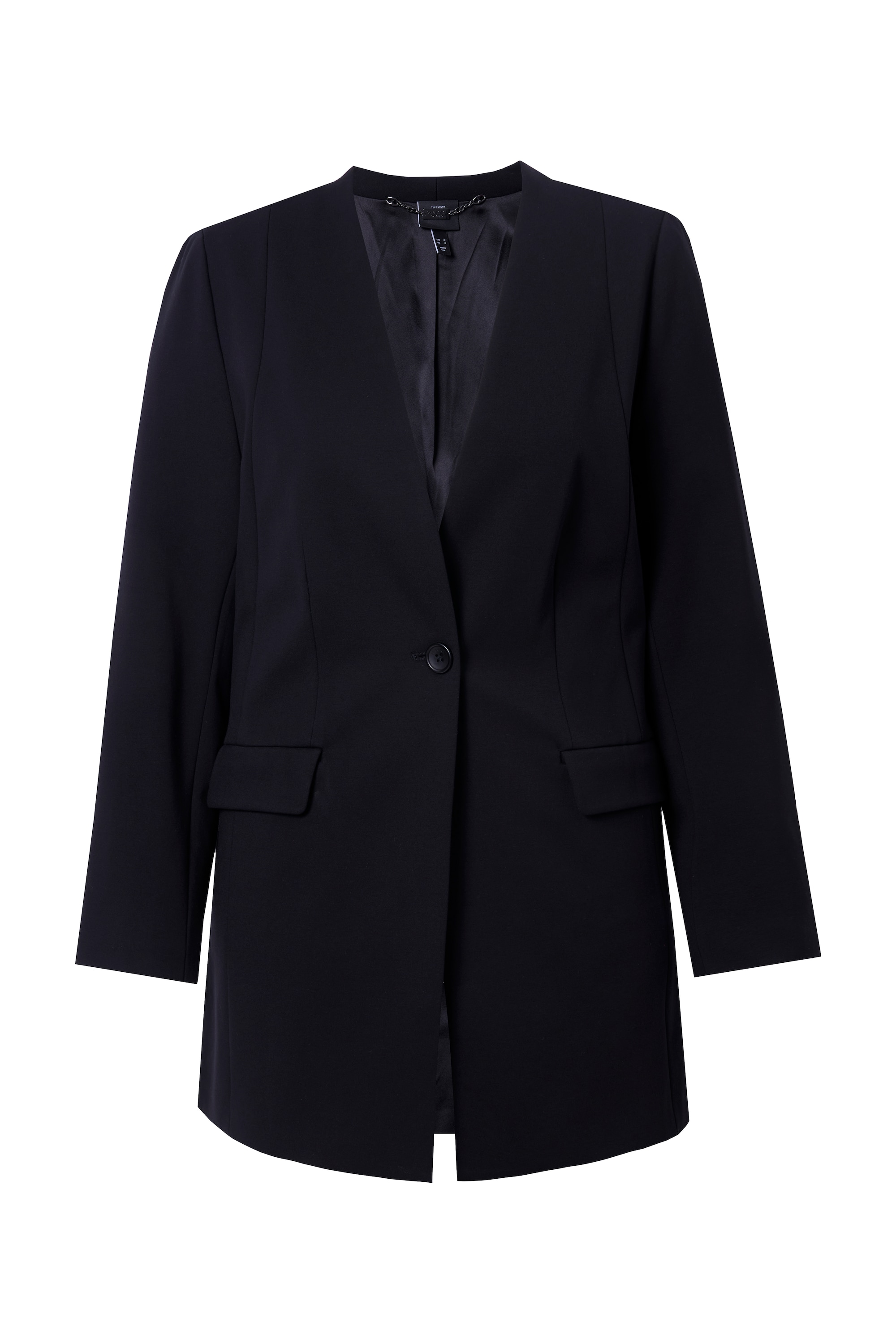 Ulla Popken Damen große Größen Blazer Punto di Roma V Ausschnitt