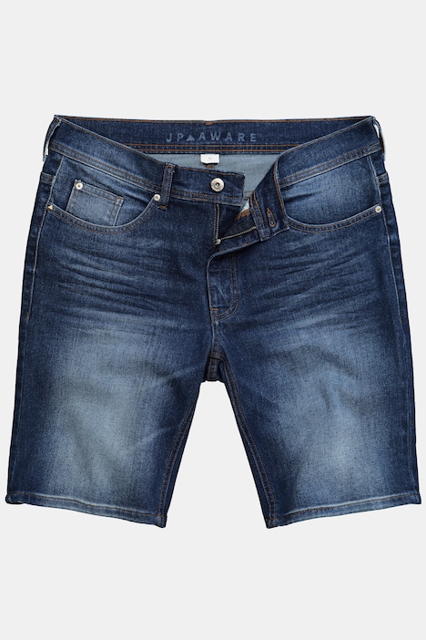 JP AWARE denim bermuda, denim, FLEXNAMIC®, Buik-Fit, gerecyclede polyester