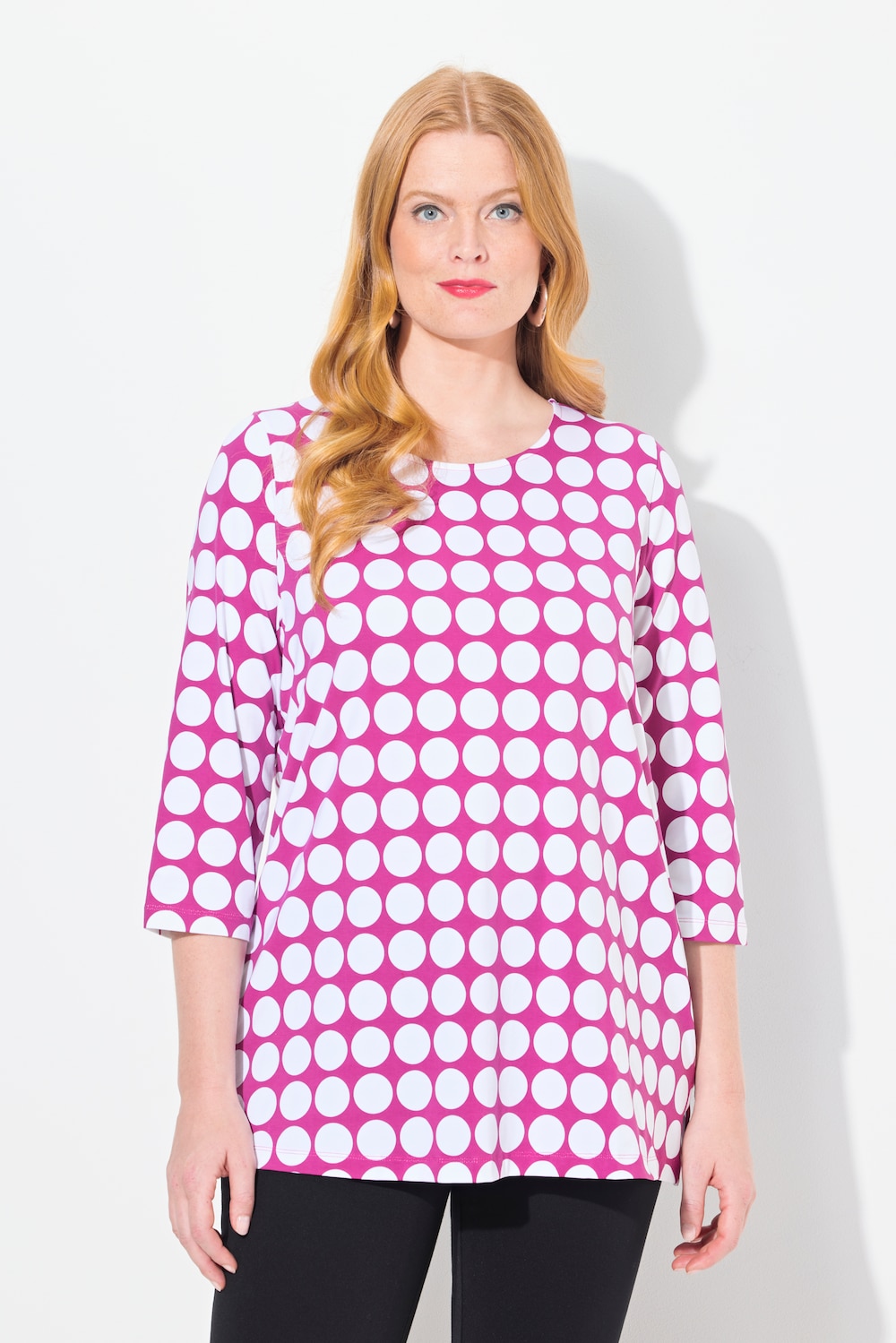 Große Größen Shirt, Damen, rosa, Größe: 54/56, Baumwolle, Ulla Popken