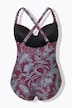 Maillot de bain à bonnets souples et armatures. Motif jungle. Matière recyclée