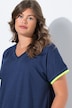 Shirtkleid, V-Ausschnitt, OEKO-TEX MIG