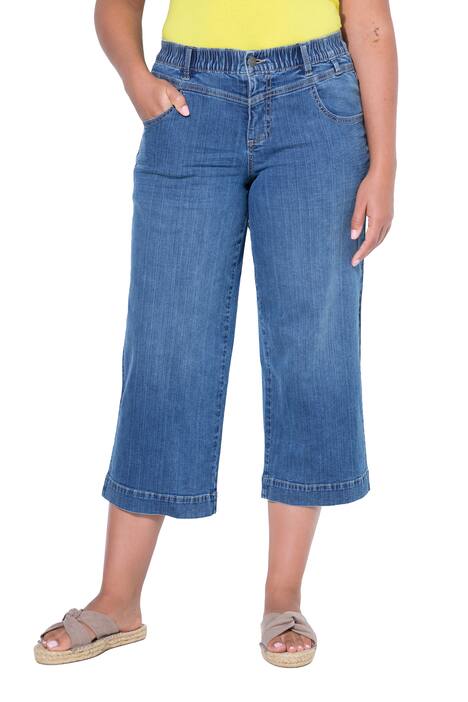 Džíny, široké nohavice, 5 kapes