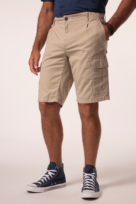 Bermudas cargo JP1880, Lightweight, tejido Ripstop, muchos bolsillos, hasta la talla 72