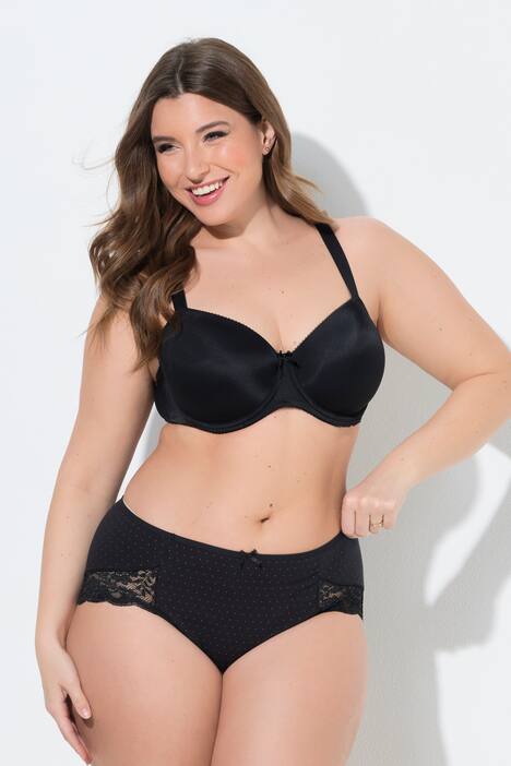 Kantoorslips, set van 3, kanten randen, voor lang zitten