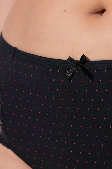 Kantoorslips, set van 3, kanten randen, voor lang zitten