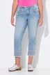 Slim jeans, 7/8, franjezoom