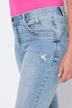 Slim jeans, 7/8, franjezoom