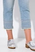 Slim jeans, 7/8, franjezoom