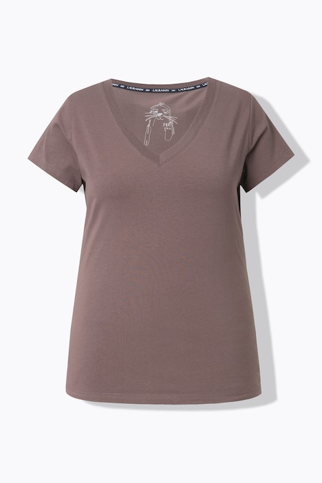 T-Shirt, V-Ausschnitt, 1/2 Arm, OEKO-TEX Made in Green
