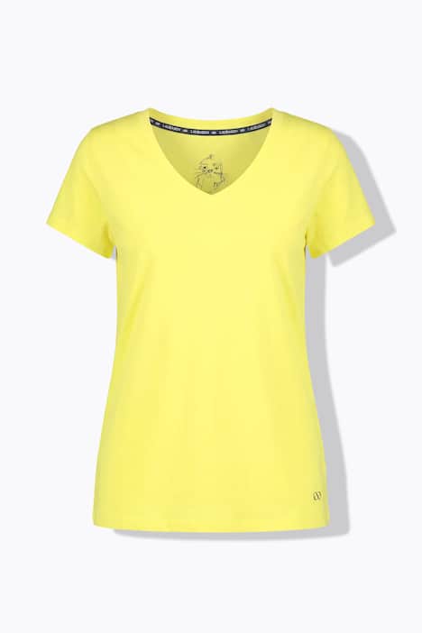 T-shirt, V-hals, halflange mouw, OEKO-TEX Made in Green