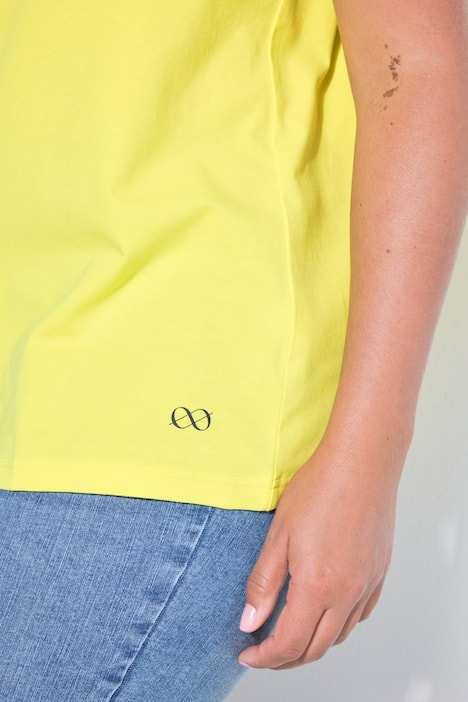 T-shirt, V-hals, halflange mouw, OEKO-TEX Made in Green