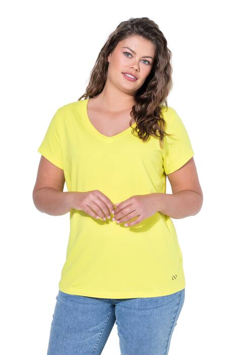 Tričko, výstřih do V, krátké rukávy, OEKO-TEX Made in Green