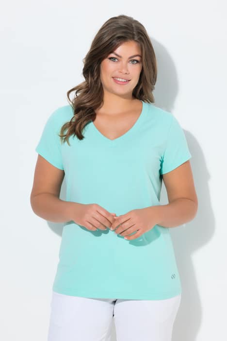 T-Shirt, V-Ausschnitt, 1/2 Arm, OEKO-TEX Made in Green