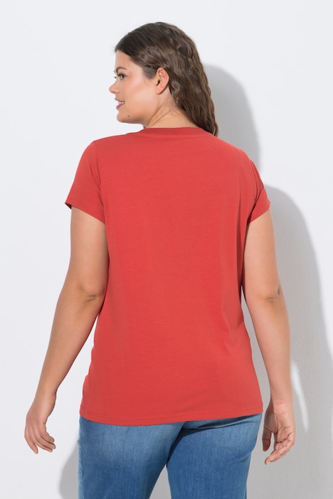 T-Shirt, V-Ausschnitt, 1/2 Arm, OEKO-TEX Made in Green