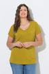 T-shirt, dekolt w serek, rękaw 1/2, OEKO-TEX Made in Green