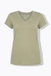 T-shirt, V-hals, halflange mouw, OEKO-TEX Made in Green