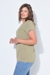 T-shirt, V-hals, halflange mouw, OEKO-TEX Made in Green