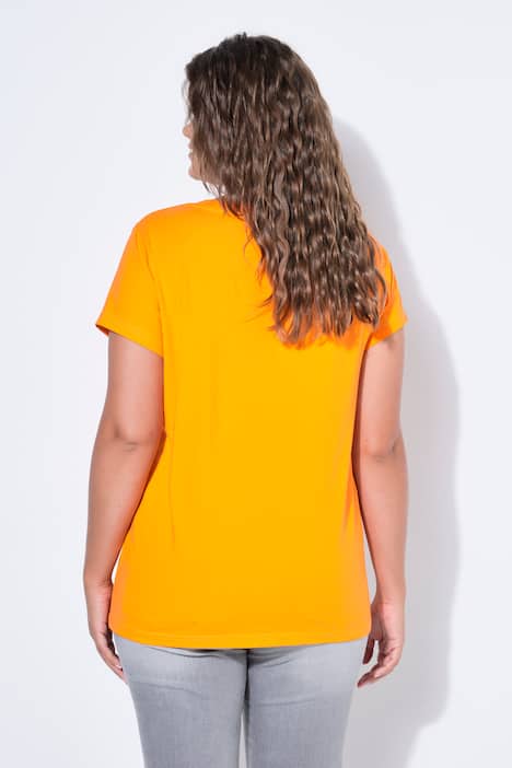 T-shirt, V-hals, halflange mouw, OEKO-TEX Made in Green