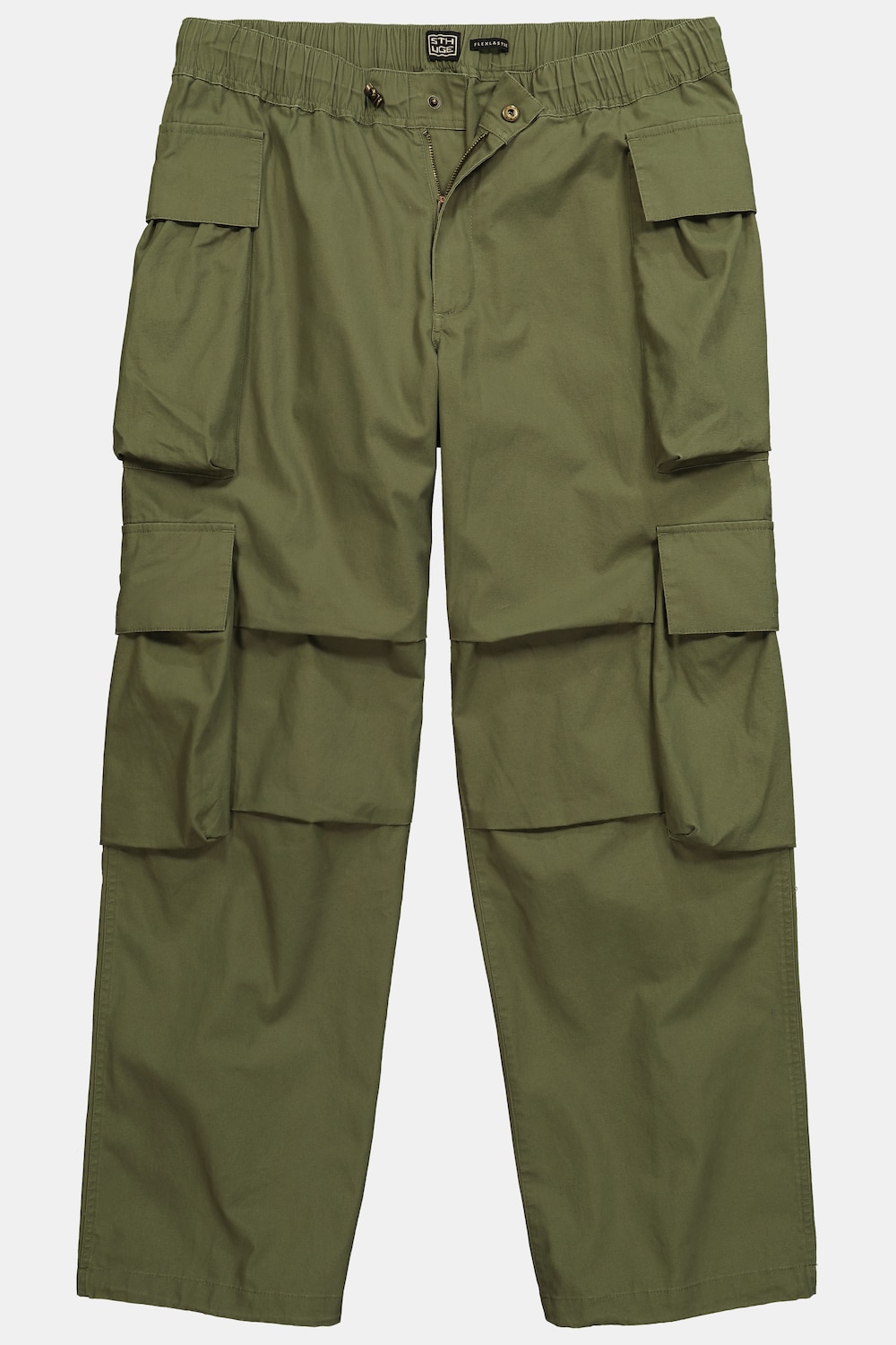 Pantalon cargo STHUGE, taille élastique, coupe Baggy Fit - jusqu'à la taille 74