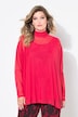 Bluse, oversized, net, glittersten, top