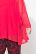 Bluse, oversized, net, glittersten, top