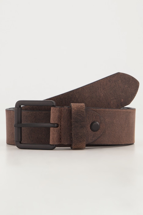 JP 1880 Leather Belt, Genuine Leather, Adjustable Length, up to 170 cm