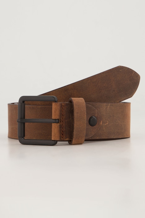 JP 1880 Leather Belt, Genuine Leather, Adjustable Length, up to 170 cm