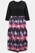 Matte Jersey Criss Cross Neckline Empire Dress