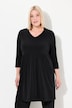 Matte Jersey Empire V-Neck Swing Tunic