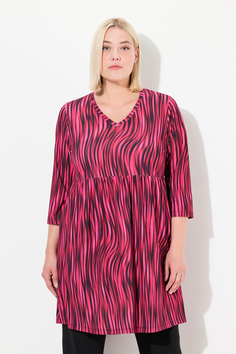 Große Größen Longshirt, Damen, rot, Größe: 58/60, Polyester, Ulla Popken