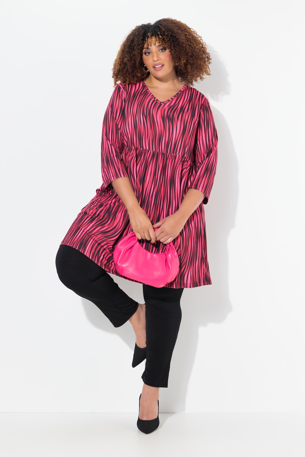 Longshirt, A-Linie, Print