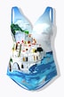 Badpak, Positano, zachte cups, V-hals, gerecycled