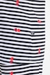 Pyjamasskjorte, hjerter, halv erme
