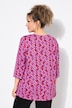Camiseta, estampada, forma en A, cuello redondo, mangas 3/4