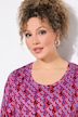 Camiseta, estampada, forma en A, cuello redondo, mangas 3/4