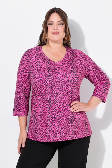 Fabulous Print 3/4 Sleeve Cotton Tee